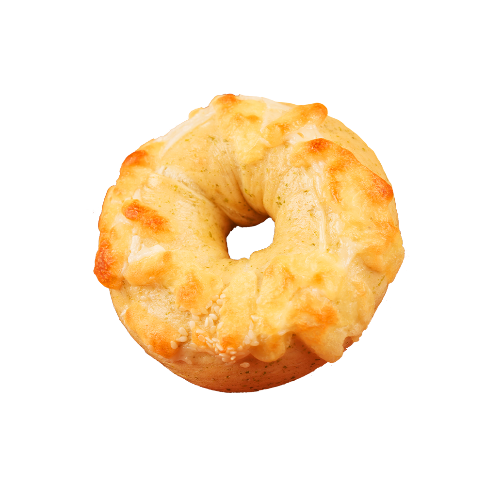 Kultainen ja rapea perunapekonibagel