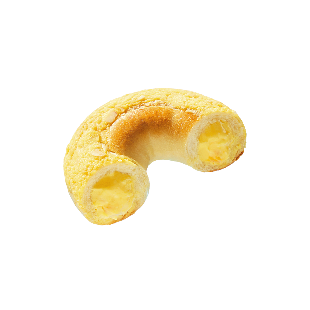 Paahdettu manteli-mango-kookosbagel Paahdettu manteli-mango-kookosbagel