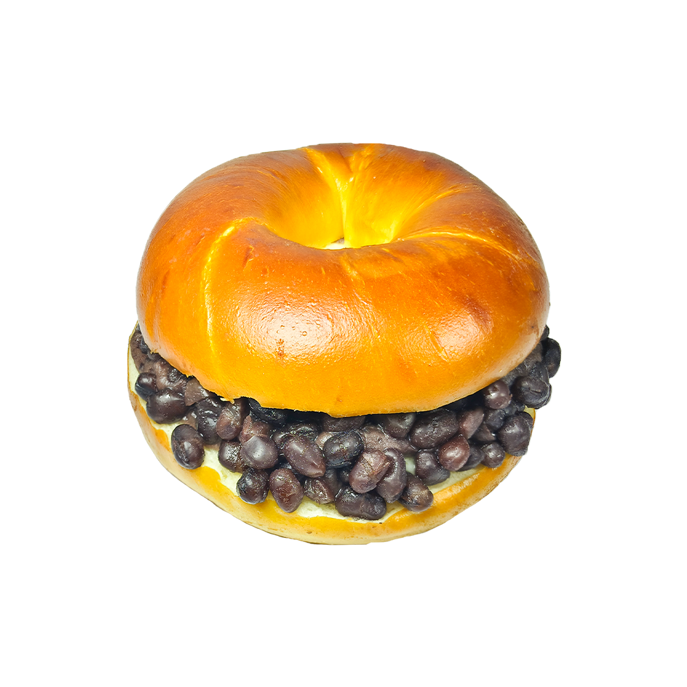 Pretzel Red Bean Creame Cheese Bagel