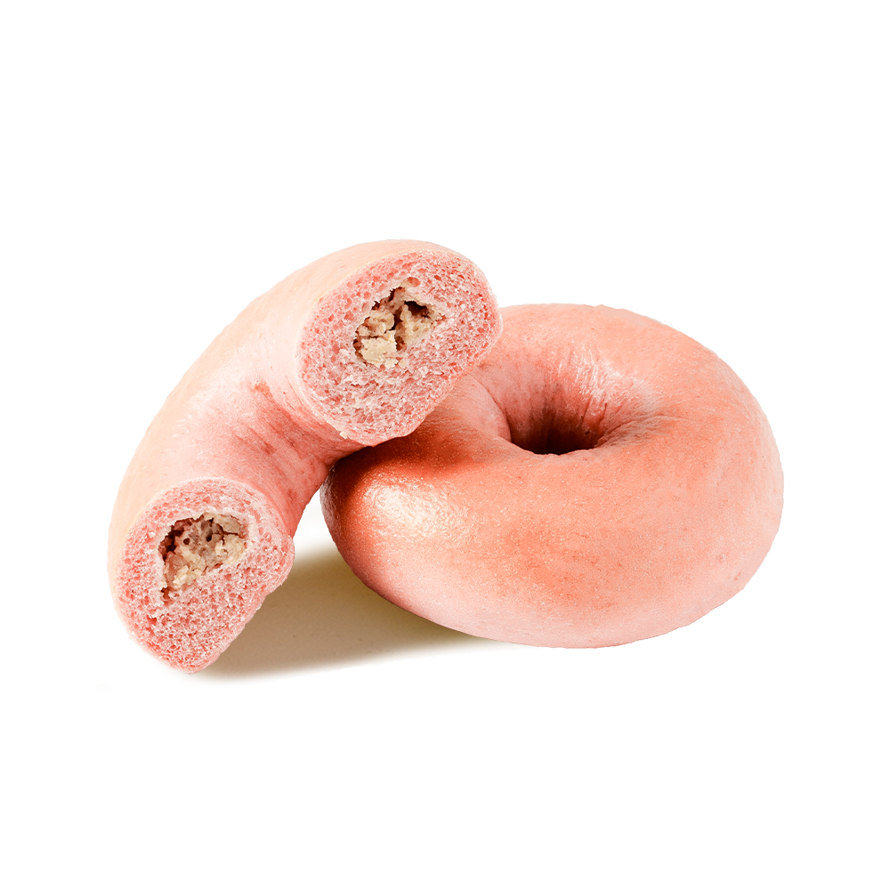 Uuden-Seelannin kermajuusto Rose Cream Cheese Bagel
