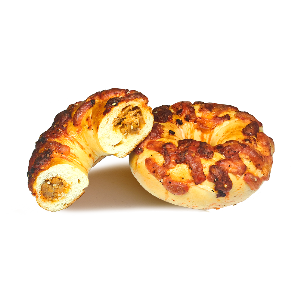 Pureskeluinen Bagel Pohja Teng Pepper Chicken Bagel
